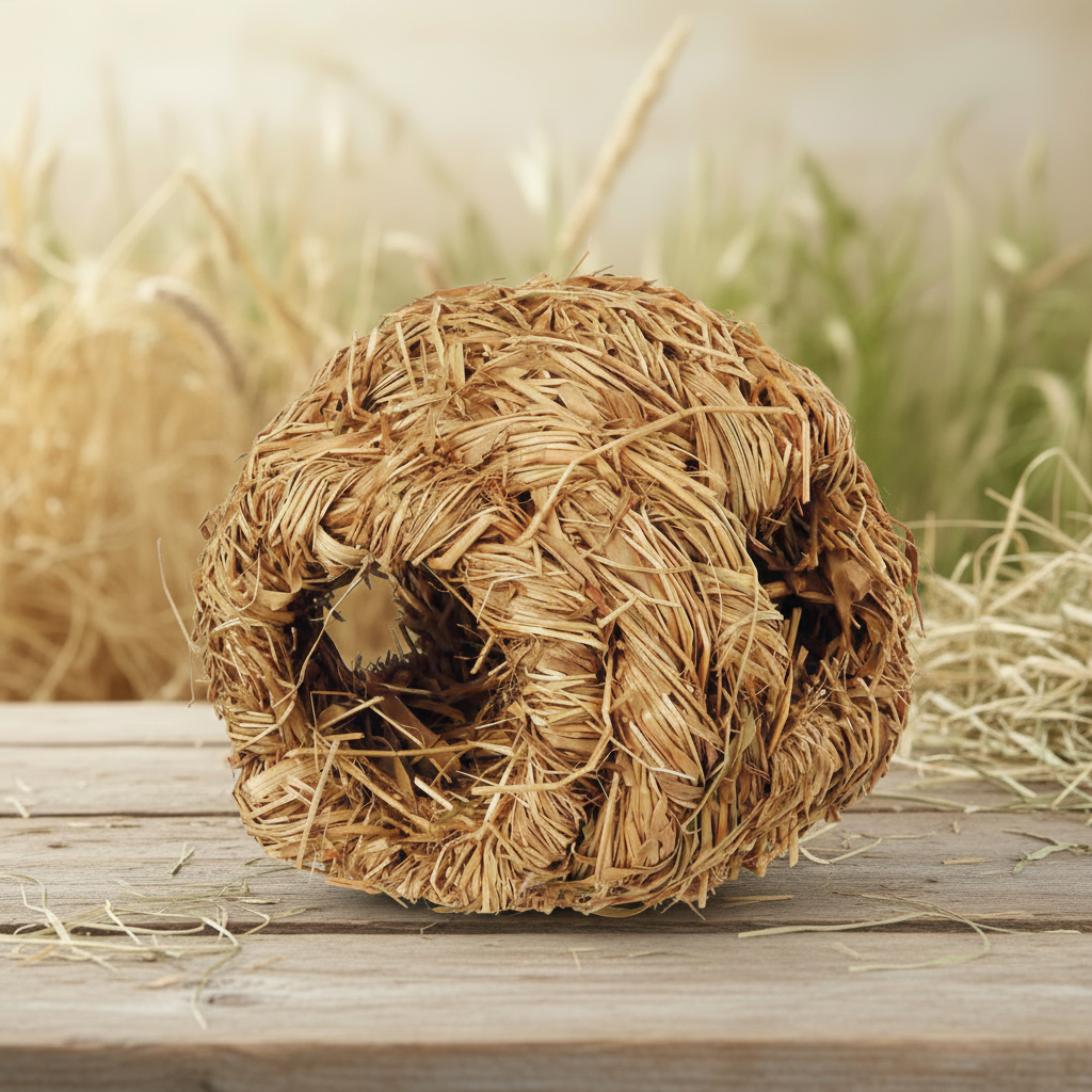 Grasball mit Hintergrund