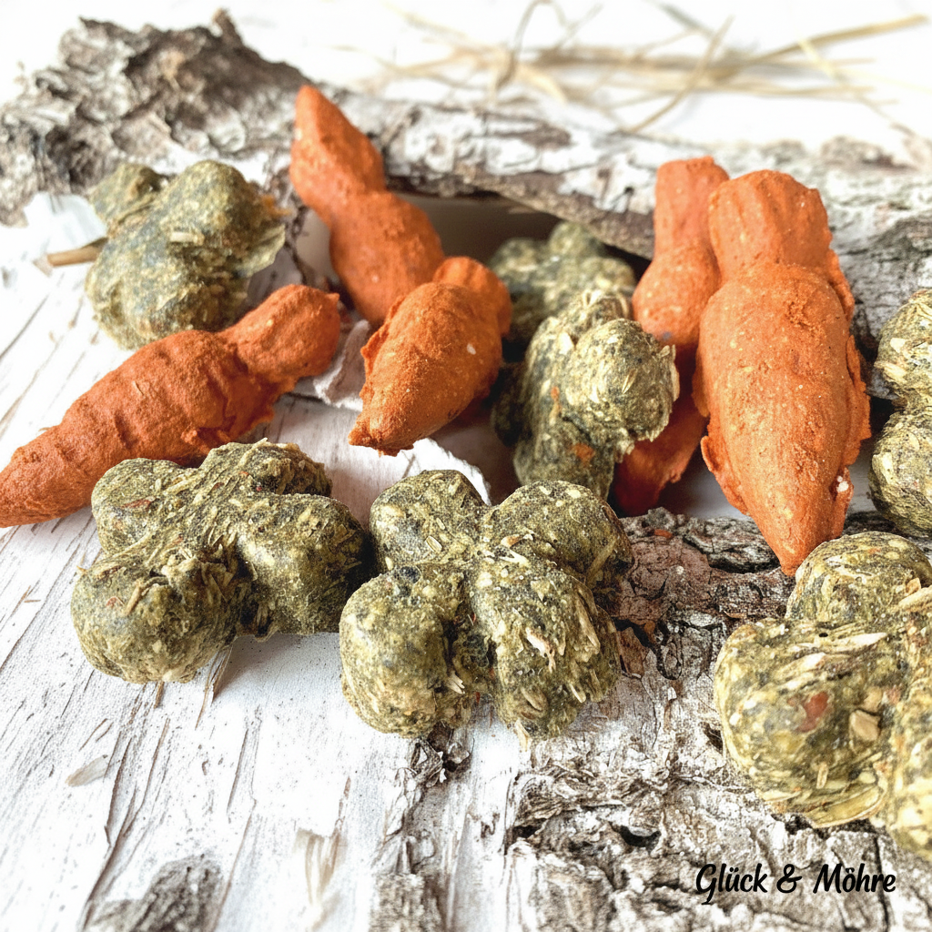 Aufgehübschtes Glück & Möhre Produktbild
