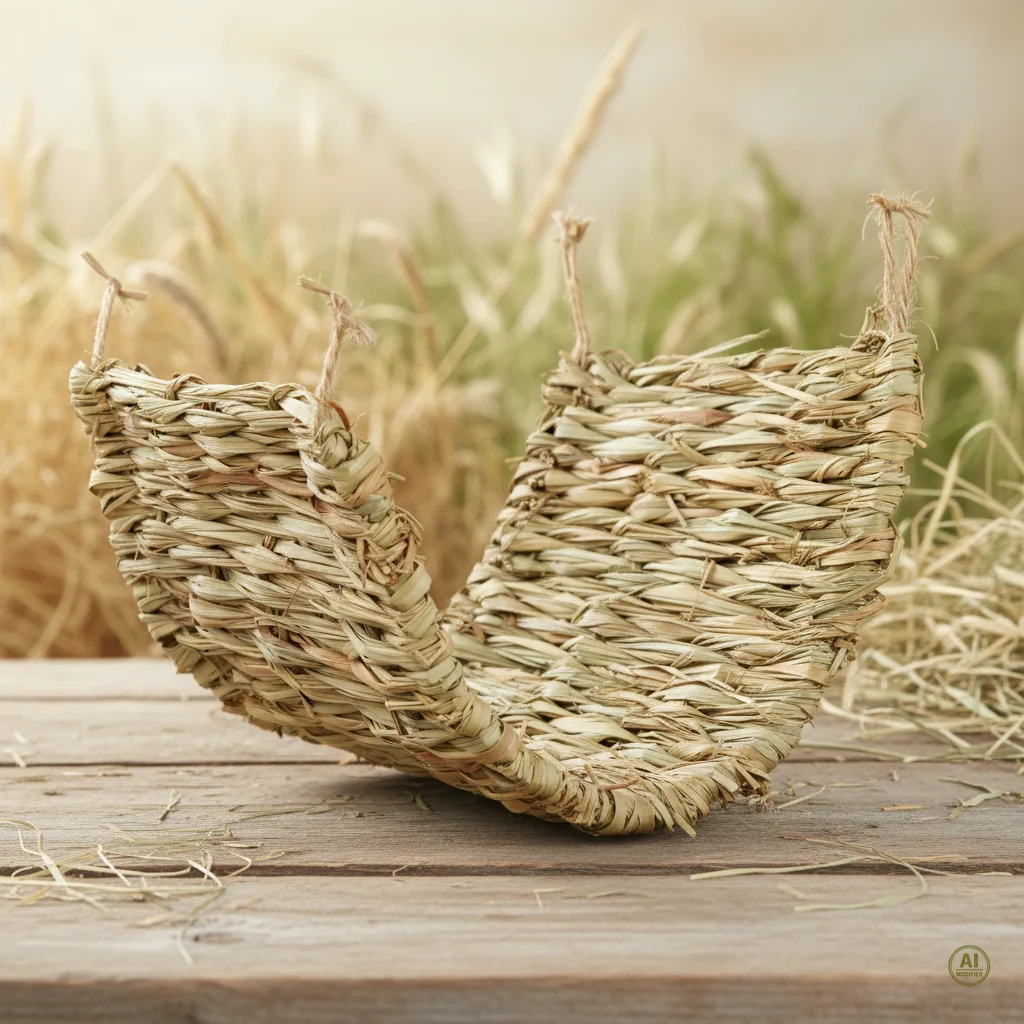 Hängematte aus Naturgräsern 40 x 28cm