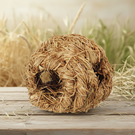 Grasball mit Hintergrund