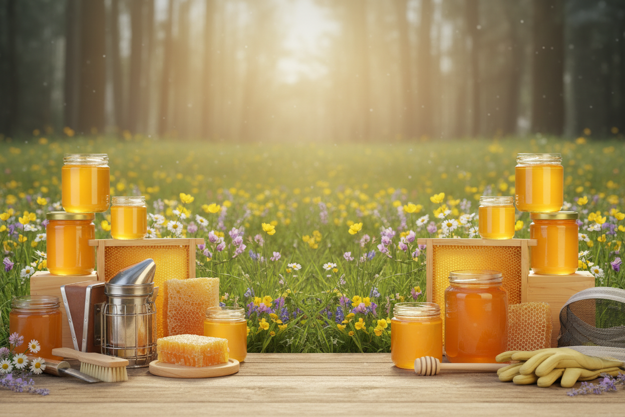 Honig vom Imker aus Senzig, Brandenburg, Hofbienen