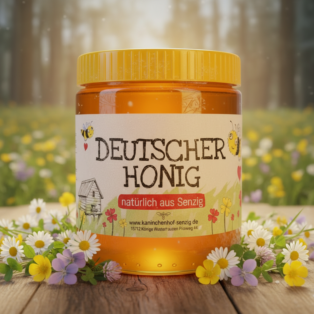 Honig mit Blumen