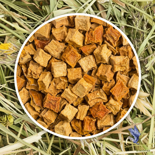 Schwarzwälder Kräuterblütenheu 1kg plus 100g Kürbis, gewürfelt