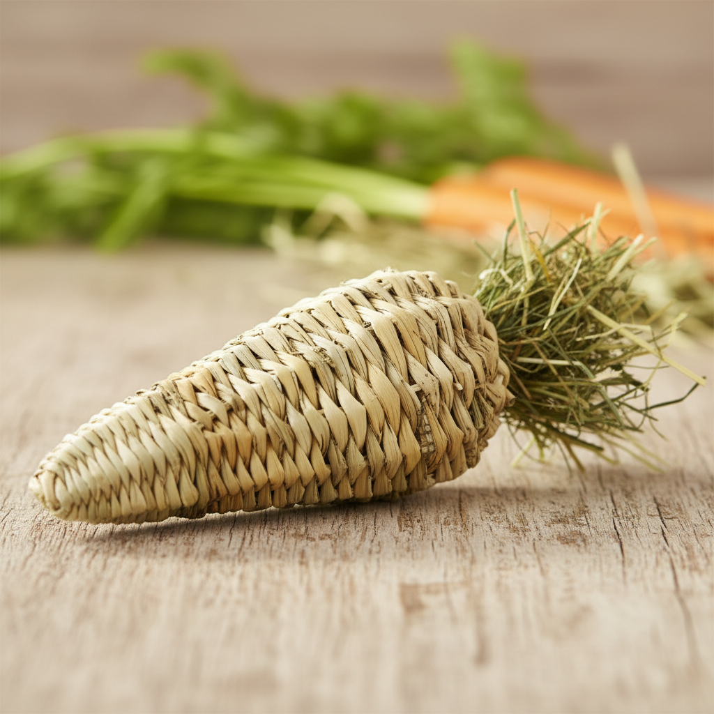 Volle Karotte groß im Vordergrund